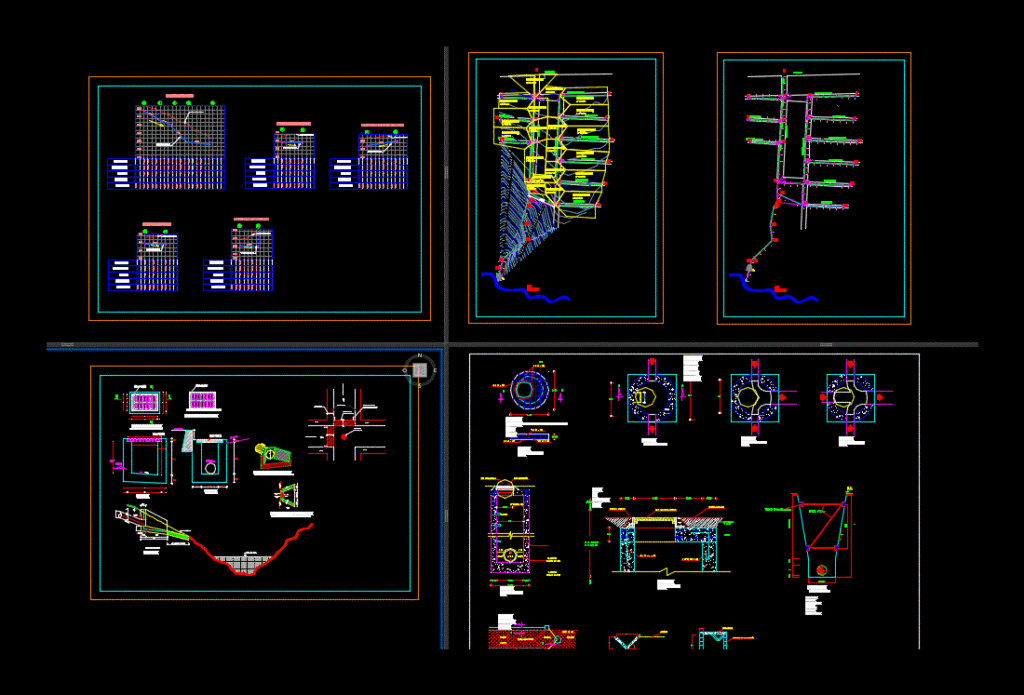 Sanitary Sewer And A Storm In The City Of Citadel Tulcn – Ecuador; DWG Full Project for AutoCAD