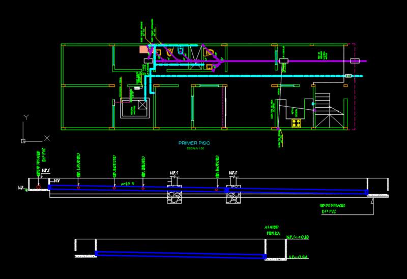 Sanitation DWG Full Project for AutoCAD