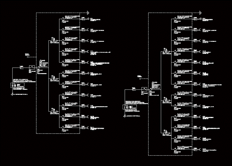 Scheme High Electrification DWG Block for AutoCAD