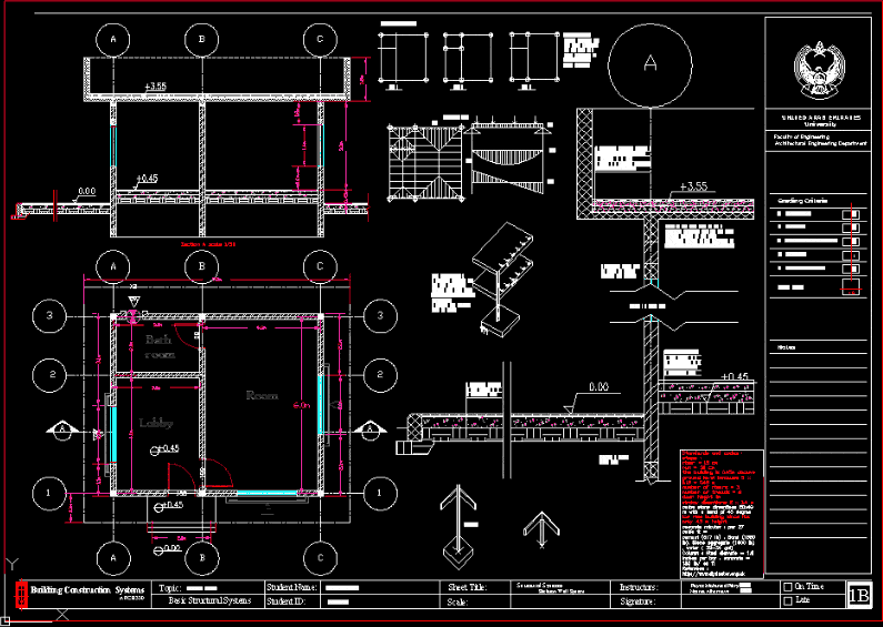 Scheme Structural Load Distribution DWG Detail for AutoCAD ... components of electrical plan layout 