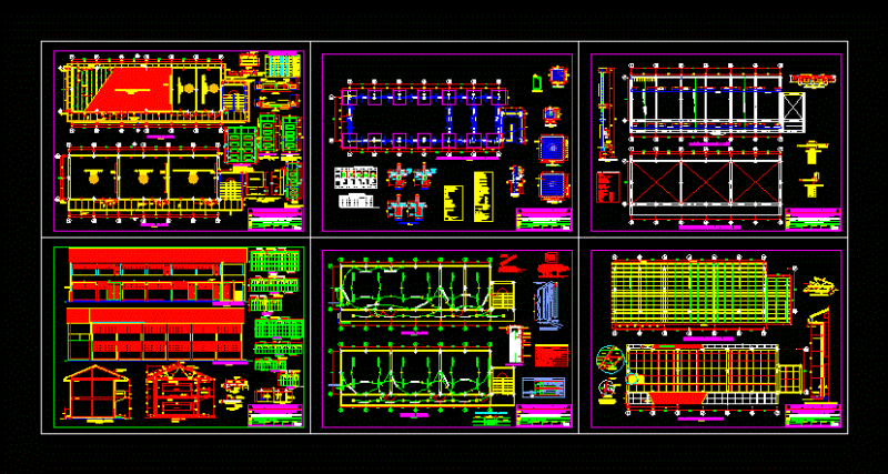 School – Puno DWG Detail for AutoCAD
