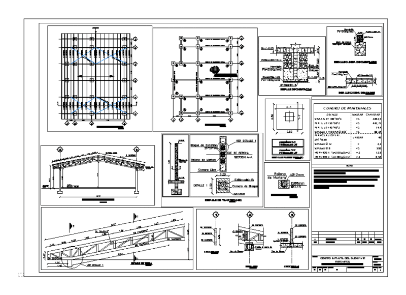 School Cover DWG Detail for AutoCAD
