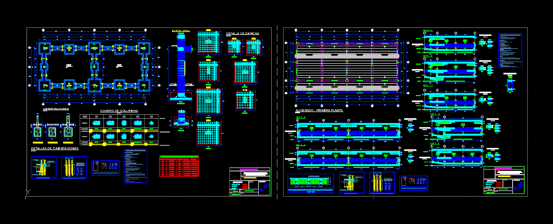 School Structure DWG Detail for AutoCAD
