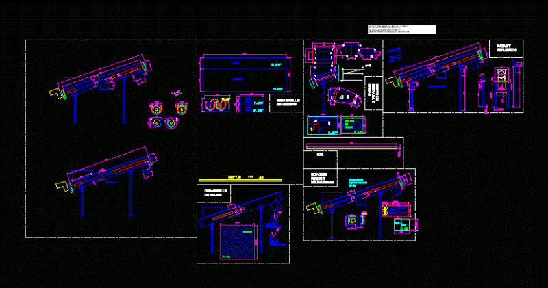 Screw Conveyor DWG Block for AutoCAD