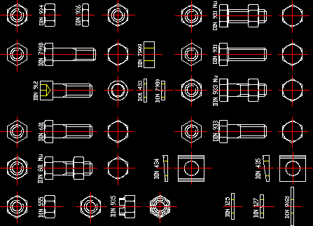 How To Draw Nuts And Bolts In Autocad