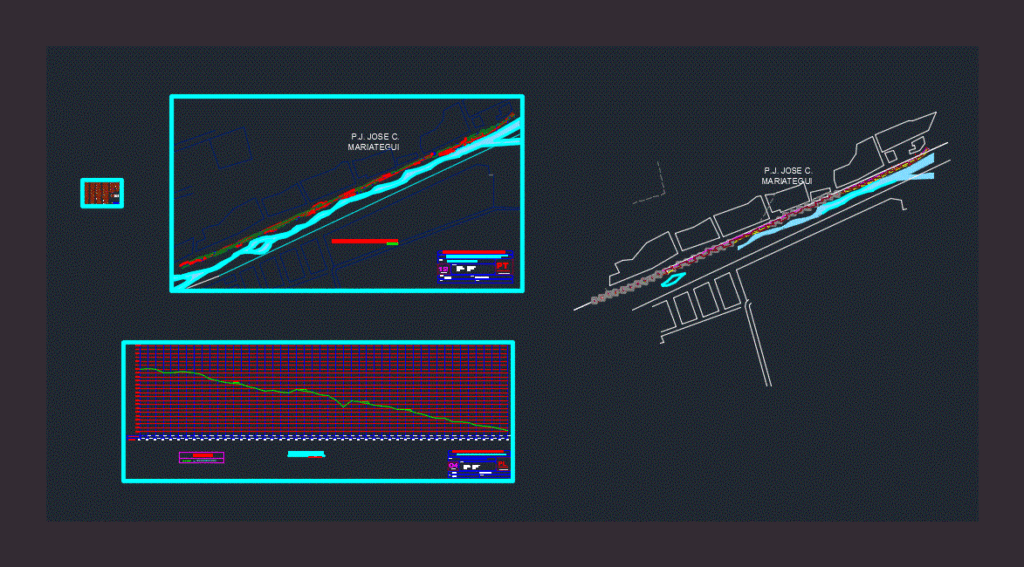 Sections Boulevard DWG Section for AutoCAD
