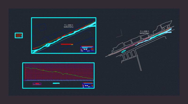 Sections Boulevard DWG Section for AutoCAD