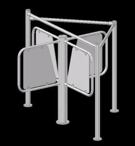 Security Turnstile 3D DWG Model for AutoCAD