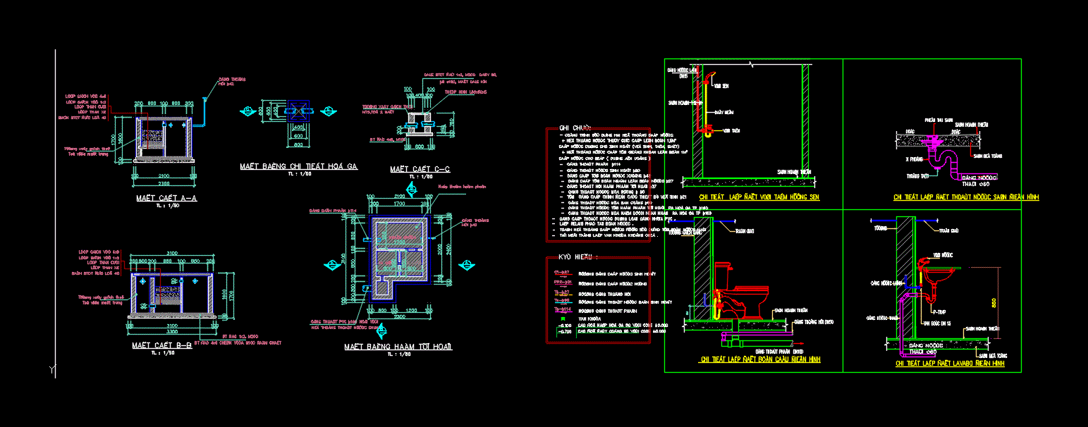 Detail Septic Tank 2D DWG Detail for AutoCAD • Designs CAD