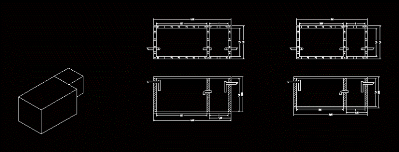 Septic Tank DWG Block for AutoCAD