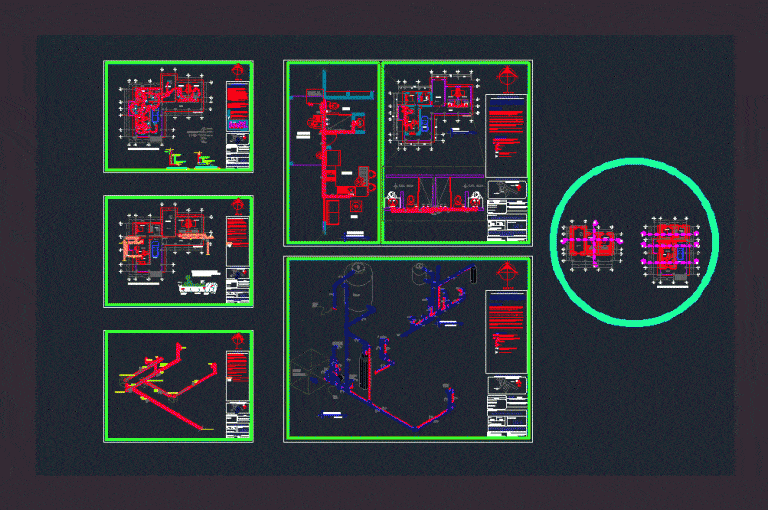 Several Facilities Family Dwg Plan For Autocad • Designs Cad