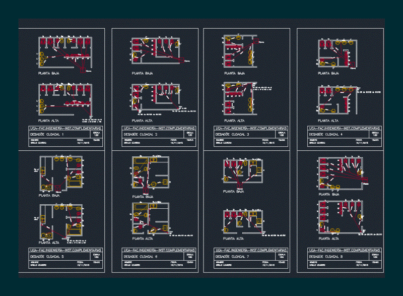 Sewage Drain DWG Block for AutoCAD