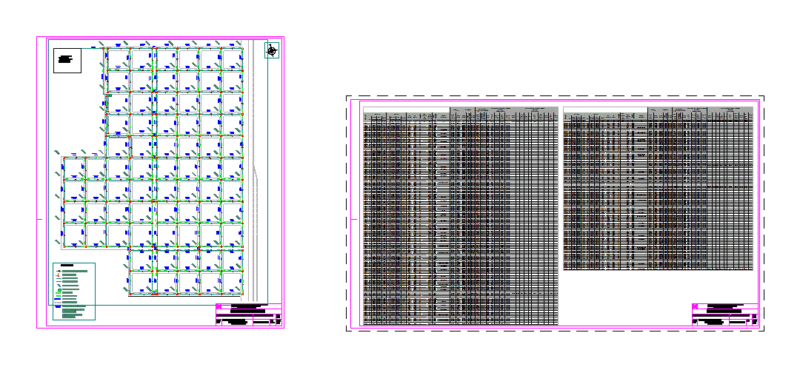 Sewage Network DWG Block for AutoCAD