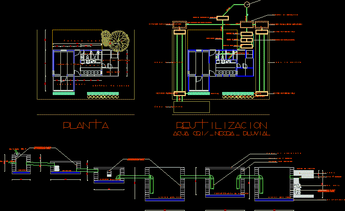 Sewage Treatment Plant DWG Block for AutoCAD Designs CAD