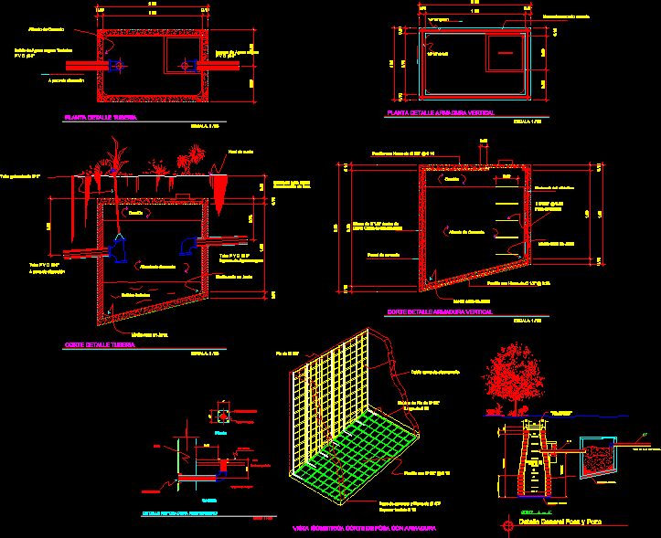 Sewer Camera DXF Detail for AutoCAD