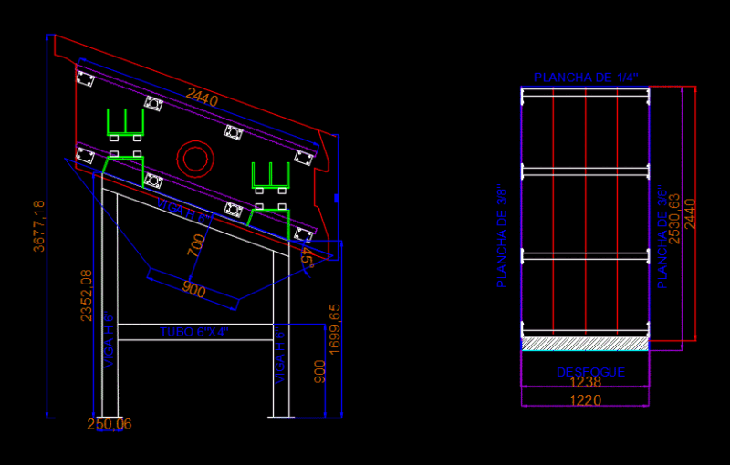 Shale Shaker DWG Block for AutoCAD