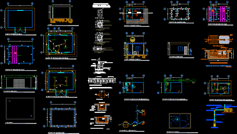 Shed And Warehouse DWG Section for AutoCAD