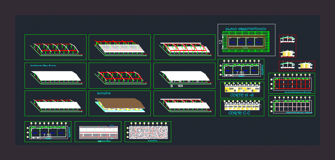 Shed Dwg Full Project For Autocad • Designs Cad 