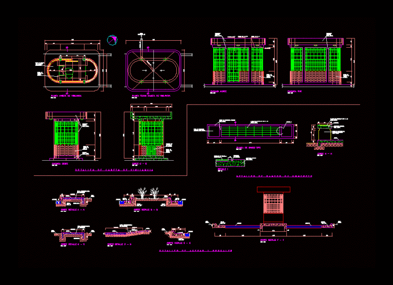 Shed DWG Section for AutoCAD