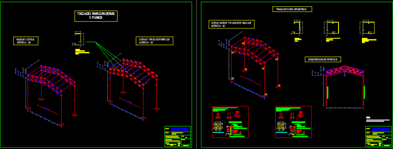 Shed For Bleachers DWG Detail for AutoCAD