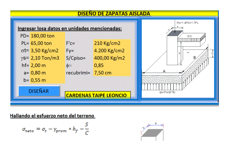 Shoe Design XLS Excel Spreadsheet