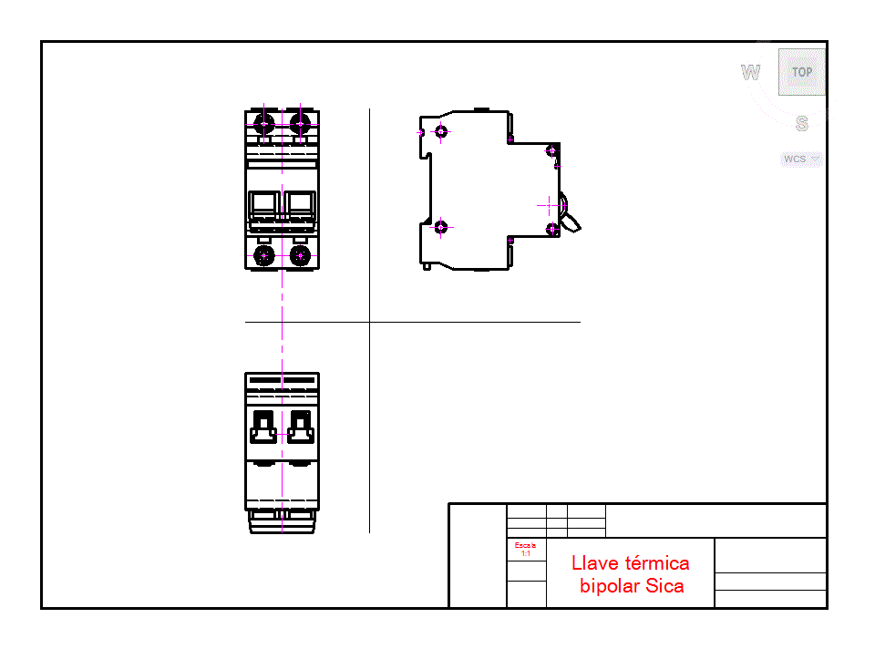 Sica Key Thermal Bipolar I DWG Block for AutoCAD • Designs CAD