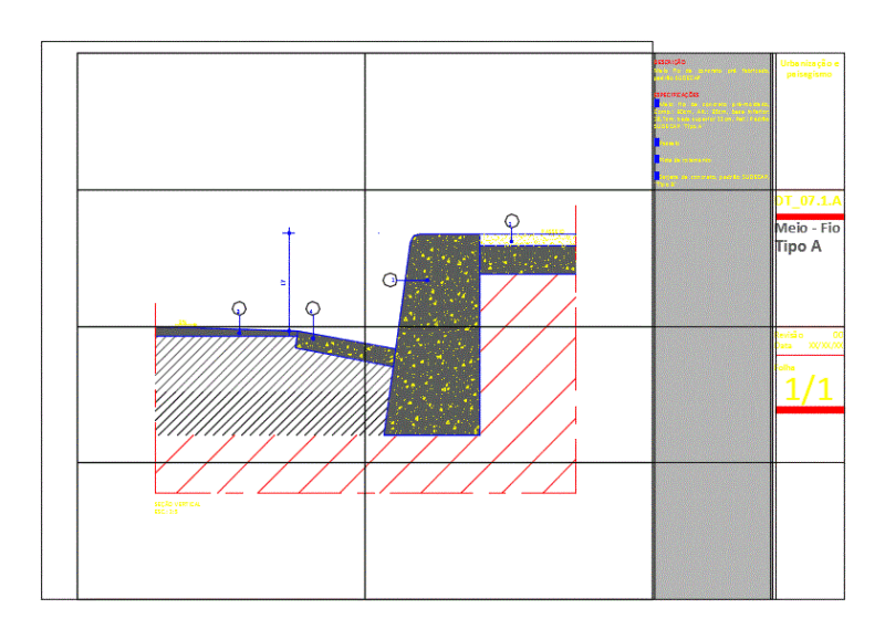 Sidewalk DWG Block for AutoCAD