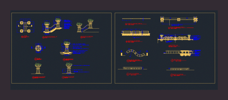 Siding – Baranda DWG Detail for AutoCAD