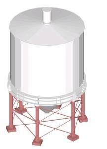 Silo 3D SKP Model for SketchUp