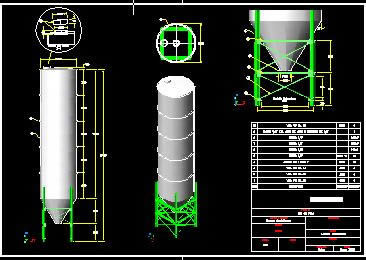 Silo Of Plaster 3D DWG Model for AutoCAD – Designs CAD