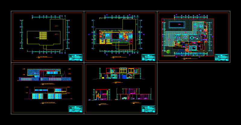 Single Family DWG Full Project for AutoCAD