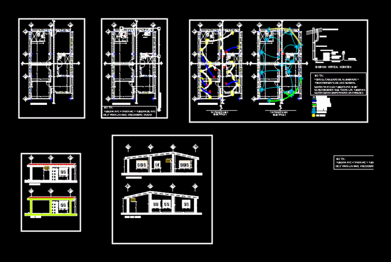 Single Family Home DWG Block for AutoCAD