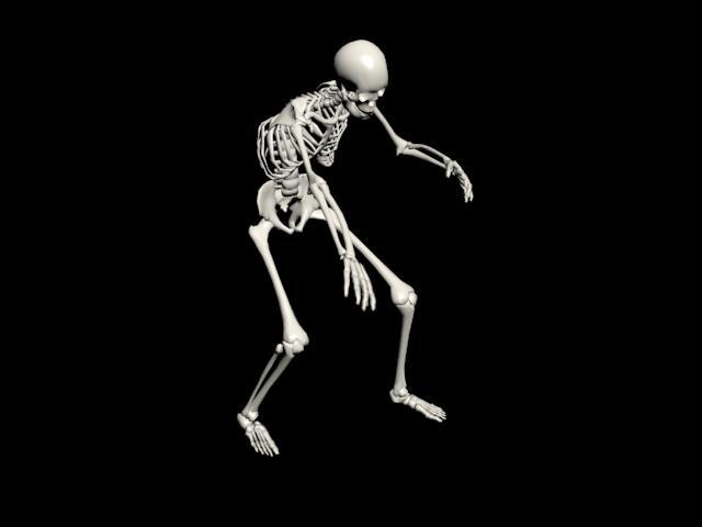Skeleton 3D 3DS Model for 3D Studio Max