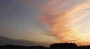 Sunset Sky 2D BMP Texture for CAD Backgrounds