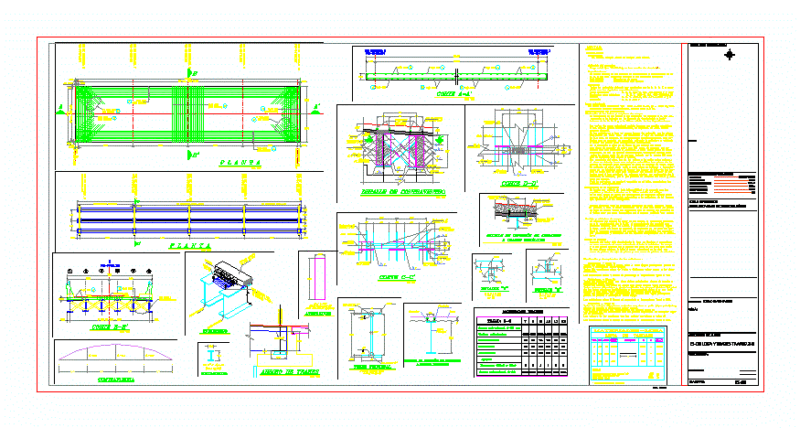 Slab And Beam DWG Block for AutoCAD