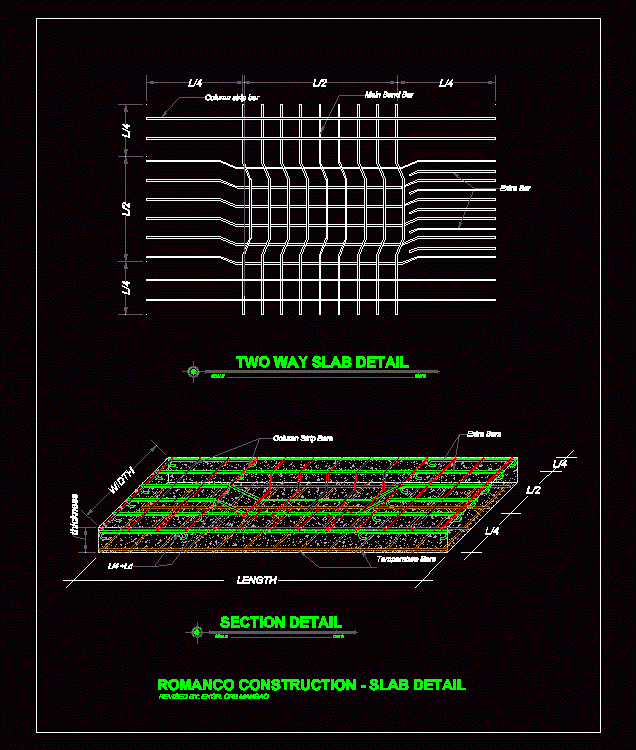 Slab Detail DWG Section for AutoCAD • Designs CAD