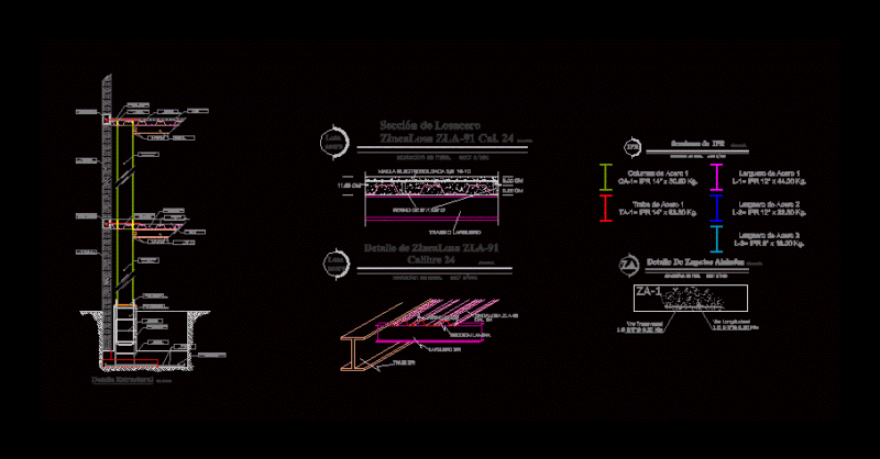 Slab Details DWG Detail for AutoCAD