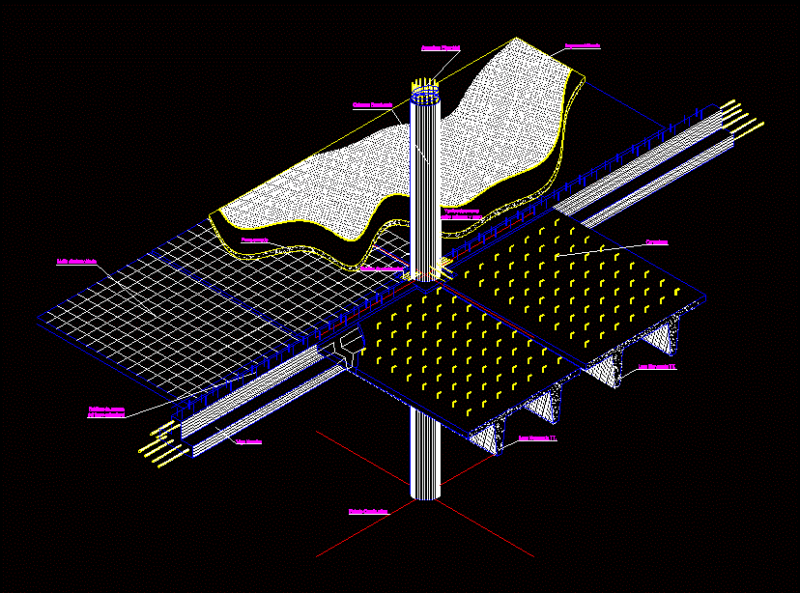 Slab Ribbed Detail DWG Detail for AutoCAD