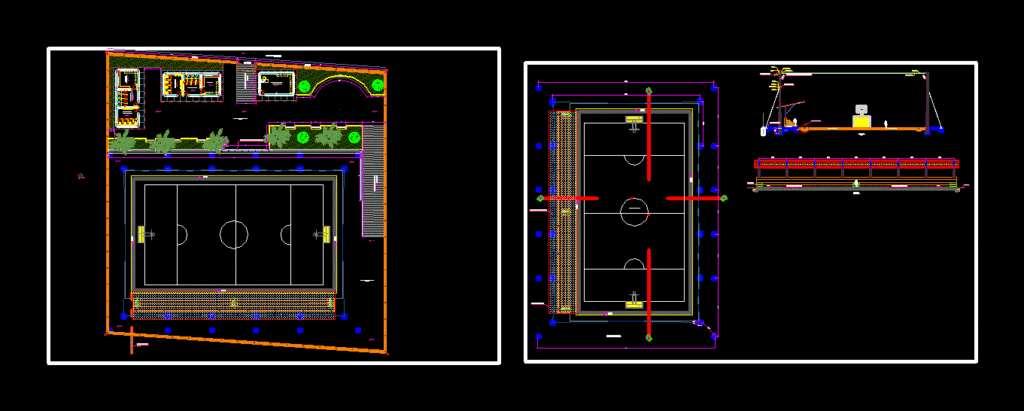 Slab Sports DWG Block for AutoCAD