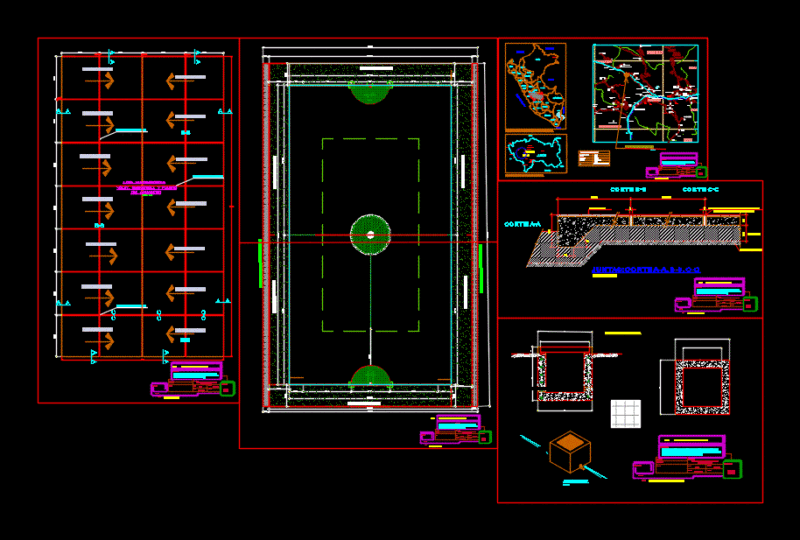 Slab Sports DWG Block for AutoCAD