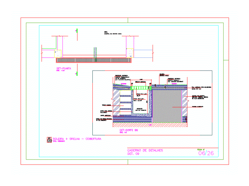 Slope Granite Cinza DWG Block for AutoCAD