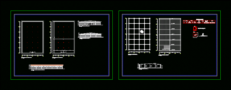 Small Barn DWG Block for AutoCAD