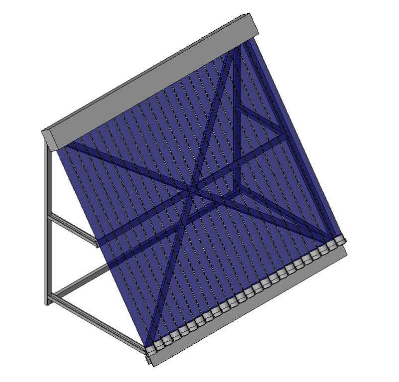 Solar Panel Tubes 3D RFA Model