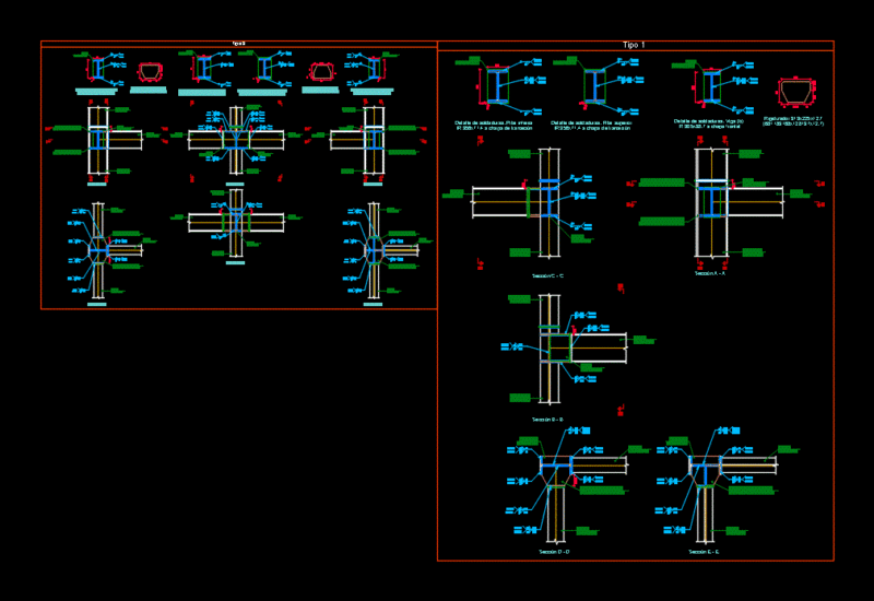Solder Connections DWG Block for AutoCAD