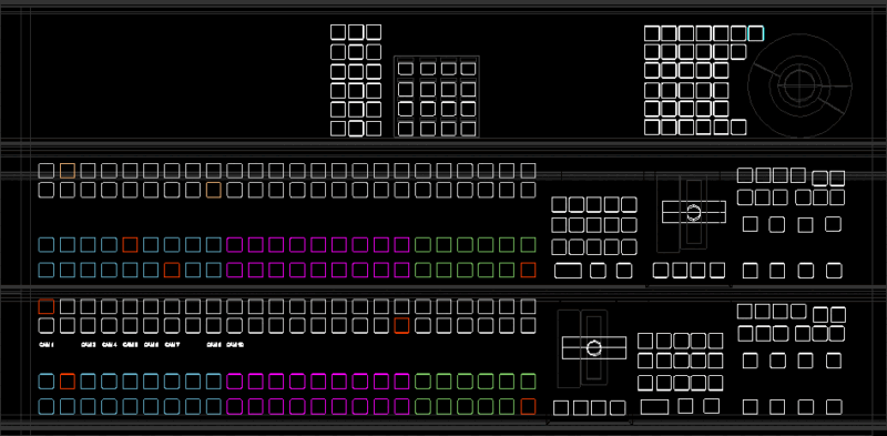 Sony Mixer DWG Block for AutoCAD