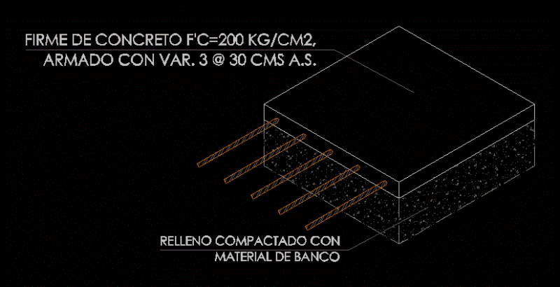 Sound Concrete Detail 2D DWG Detail for AutoCAD
