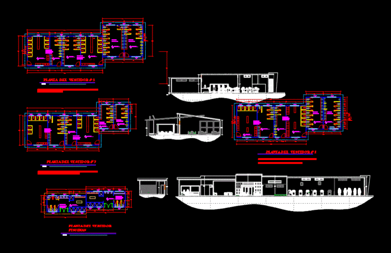 Sport Center DWG Detail for AutoCAD