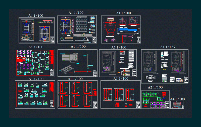 Sport Slab DWG Detail for AutoCAD