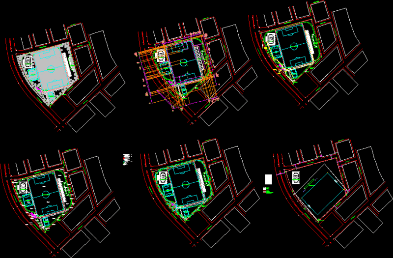 Sport Unit DWG Plan for AutoCAD