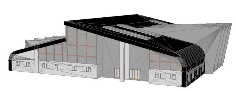 Sports Center 3D DWG Model for AutoCAD